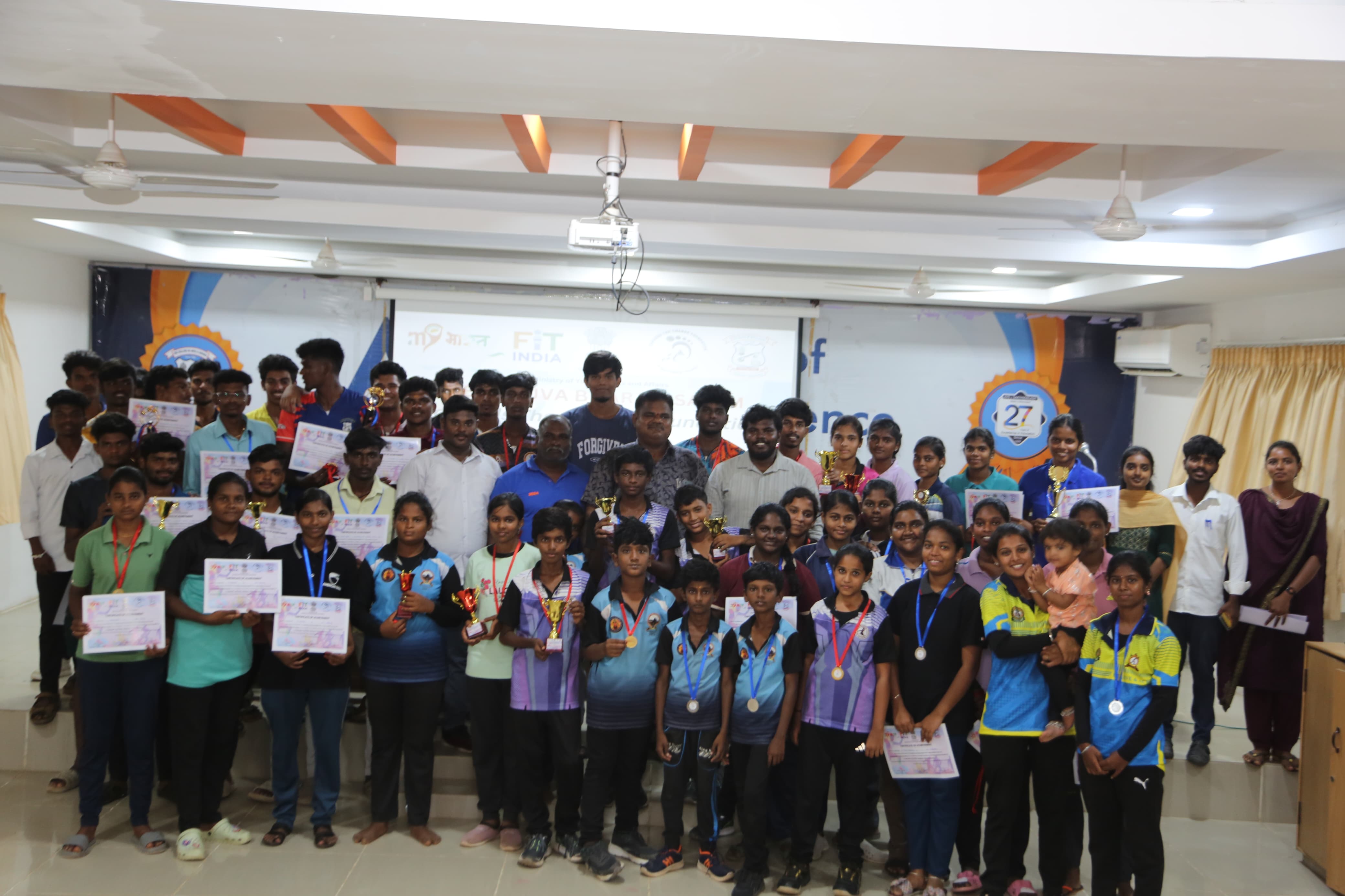 Block Level Sports Meet For College Students at Avs College of Arts and Science