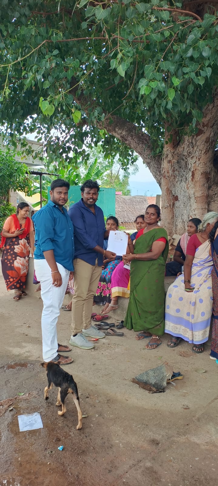 Government Welfare Scheme Camp at Village People