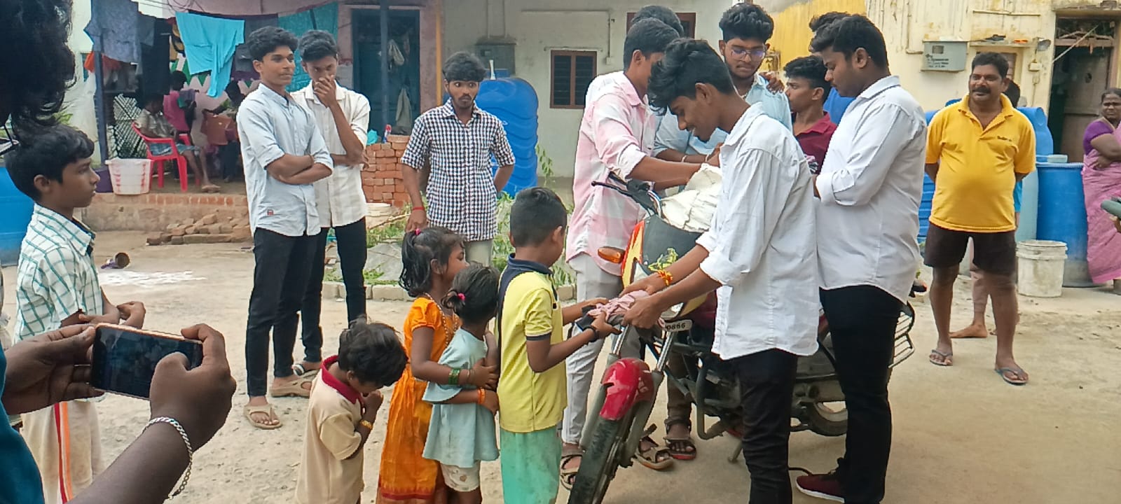 Clothes Donation For Village Children's